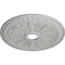 Ekena Millwork Bristol Ceiling Medallion (Fits Canopies up to 3 7/8"), 23 1/2"OD x 3 7/8"ID x 1"P, Frost CM23BIFRF - alternate 4